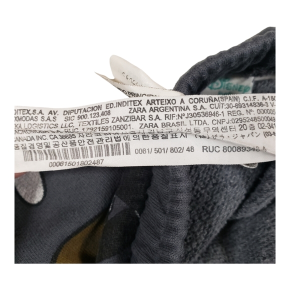 Zara Disney Baby Dark Grey Mickey Mouse Joggers Size 3-4 Years - Picture 9 of 10